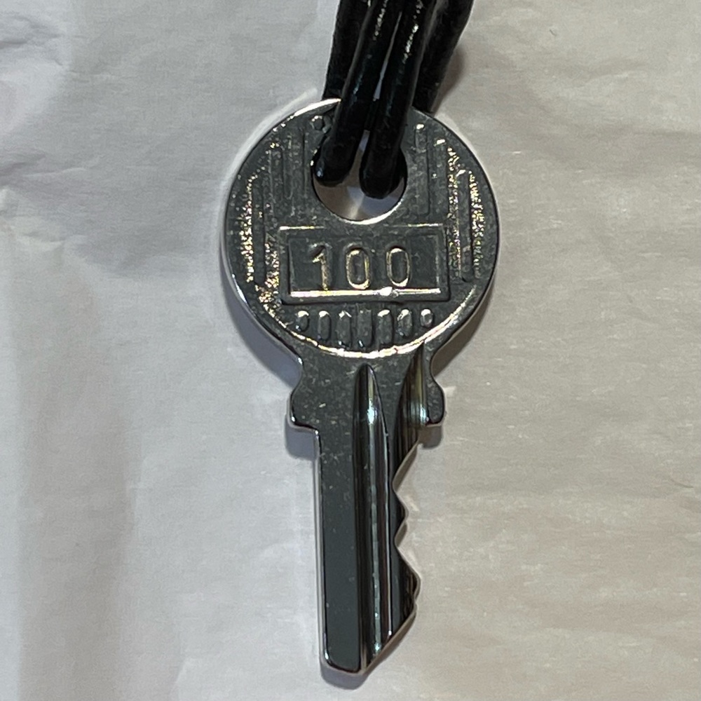 Hermès Palladium Cadena Padlock & Key #100 - Picture 6 of 14